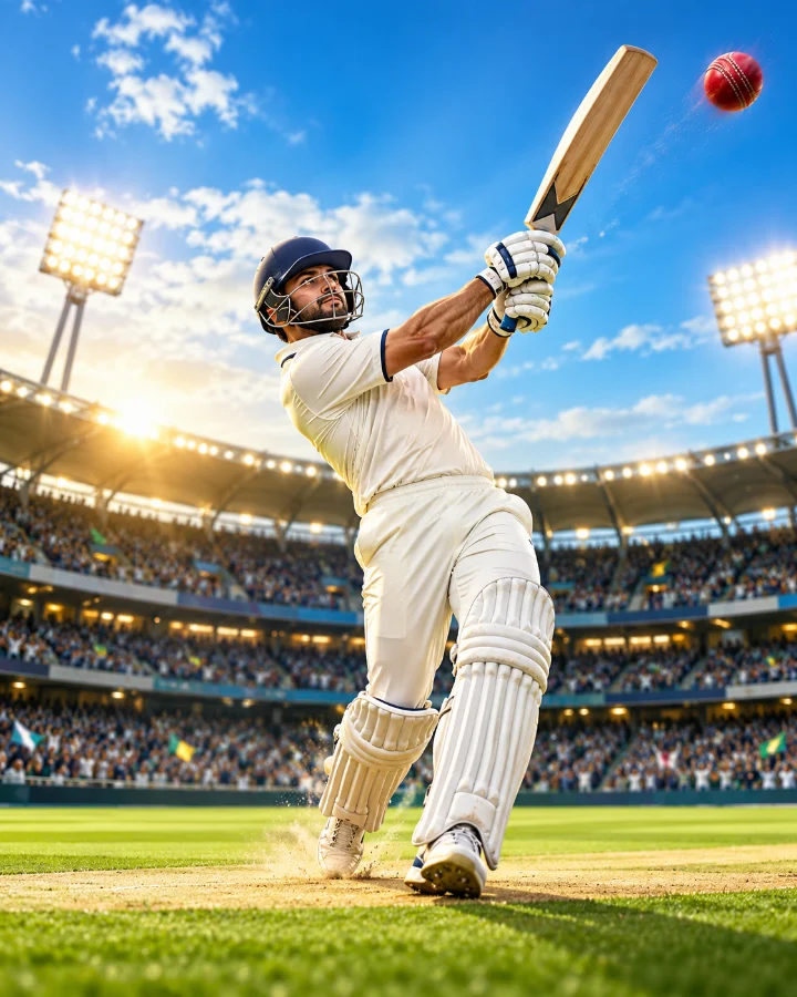 Decorative artwork for Cricket Tournament