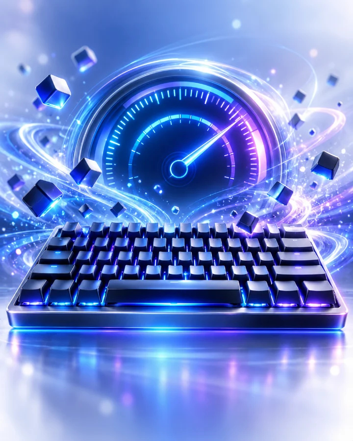 Decorative artwork for Typing Speed Challenge